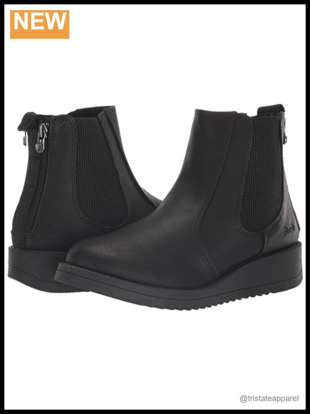 Blowfish Women's Calo Chelsea Boot Wedge Comfort Insole Zip Ankle Boot